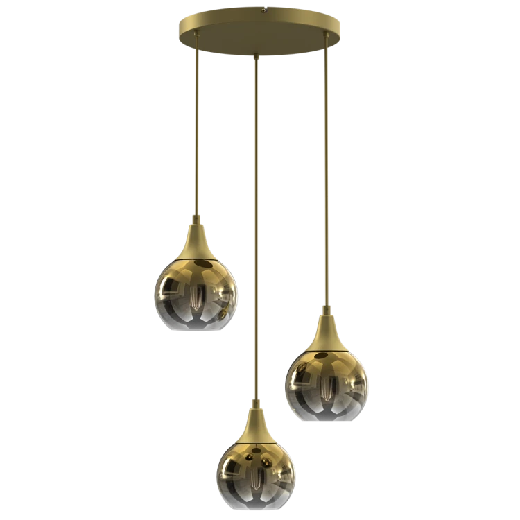 Lampa wisząca MONTE GOLD 3xE27 MLP8403 Milagro