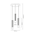 Lampa wisząca ESTILO 3xGU10 MLP8410 Milagro