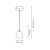 Lampa wisząca REFLEX fi 170 1xE14 MLP8413 Milagro