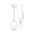 Lampa wisząca REFLEX fi 250 1xE27 MLP8414 Milagro