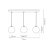 Lampa wisząca REFLEX 3xE14 MLP8415 Milagro