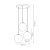 Lampa wisząca REFLEX 3xE14 MLP8416 Milagro