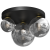 Lampa sufitowa REFLEX 2xE14 + 1xE27 MLP8417 Milagro