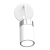 Lampa ścienna Kinkiet z włącznikiem Industrialny JOKER WHITE/CHROME 1xGU10 MLP8533 Milagro GU10 Loft lampka nocna do sypialni flex elastyczna regulowana nowoczesny metalowy biały biała chrom pojedynczy Inspiracje Premium