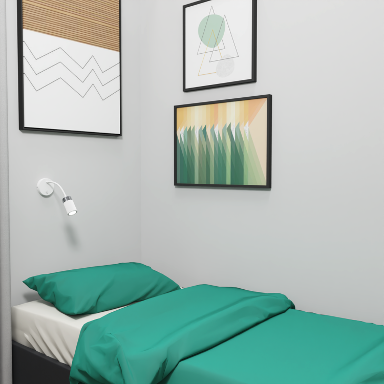 Lampa ścienna Kinkiet z włącznikiem Industrialny JOKER WHITE/CHROME 1xGU10 MLP8533 Milagro GU10 Loft lampka nocna do sypialni flex elastyczna regulowana nowoczesny metalowy biały biała chrom pojedynczy Inspiracje Premium