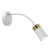 Lampa ścienna Kinkiet z włącznikiem Industrialny JOKER WHITE/GOLD 1xGU10 MLP8535 Milagro GU10 Loft lampka nocna do sypialni flex elastyczna regulowana nowoczesny metalowy biały biała złoty biało złota pojedynczy Inspiracje Premium