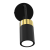 Lampa ścienna Kinkiet z włącznikiem Industrialny JOKER BLACK/GOLD 1xGU10 MLP8536 Milagro GU10 Loft lampka nocna do sypialni flex elastyczna regulowana nowoczesny metalowy czarny czarna złoty czarno złota pojedynczy Inspiracje Premium