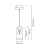 Lampa wisząca MADERA 1xE27 MLP8554 Milagro
