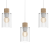 Lampa wisząca MADERA 3xE27 MLP8555 Milagro