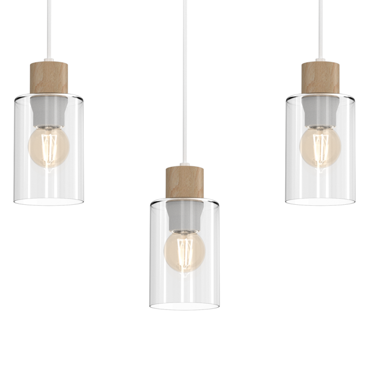 Lampa wisząca MADERA 3xE27 MLP8555 Milagro