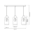 Lampa wisząca MADERA 3xE27 MLP8555 Milagro