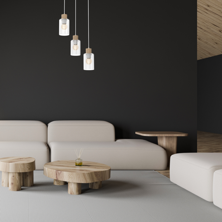 Lampa wisząca MADERA 3xE27 MLP8556 Milagro