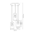 Lampa wisząca MADERA 3xE27 MLP8556 Milagro