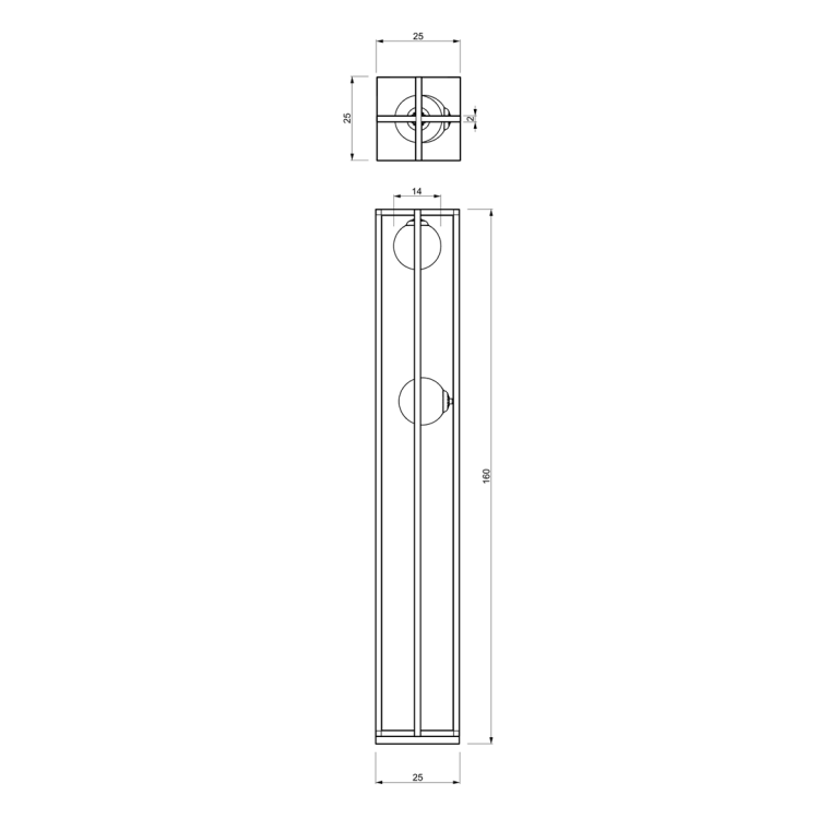 Lampa podłogowa DIEGO 2xE14 MLP8572 Milagro