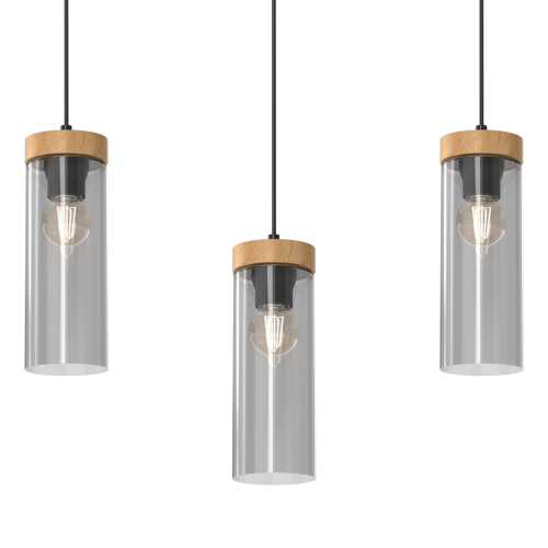 Lampa wisząca ELICA 3xE27 MLP8665 Milagro
