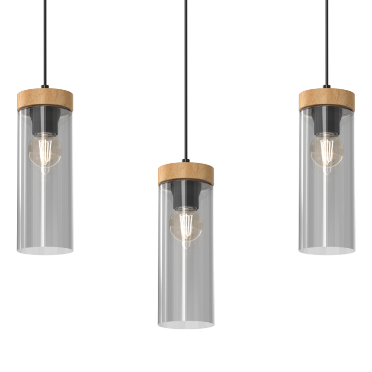 Lampa wisząca ELICA 3xE27 MLP8665 Milagro