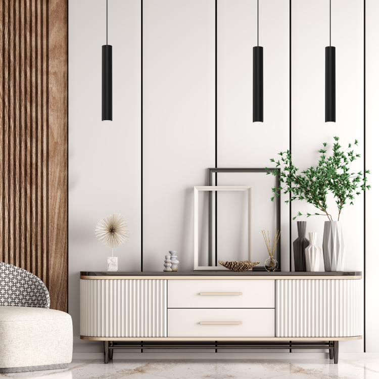 Lampa wisząca HUDSON BLACK 1xGU10 MLP8791 Milagro