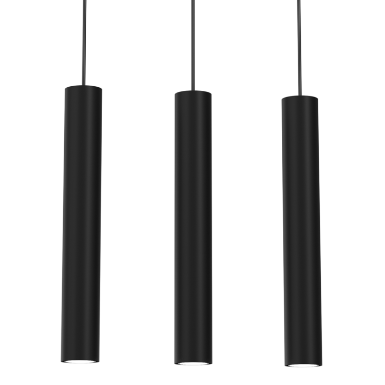 Lampa wisząca HUDSON BLACK 3xGU10 MLP8792 Milagro