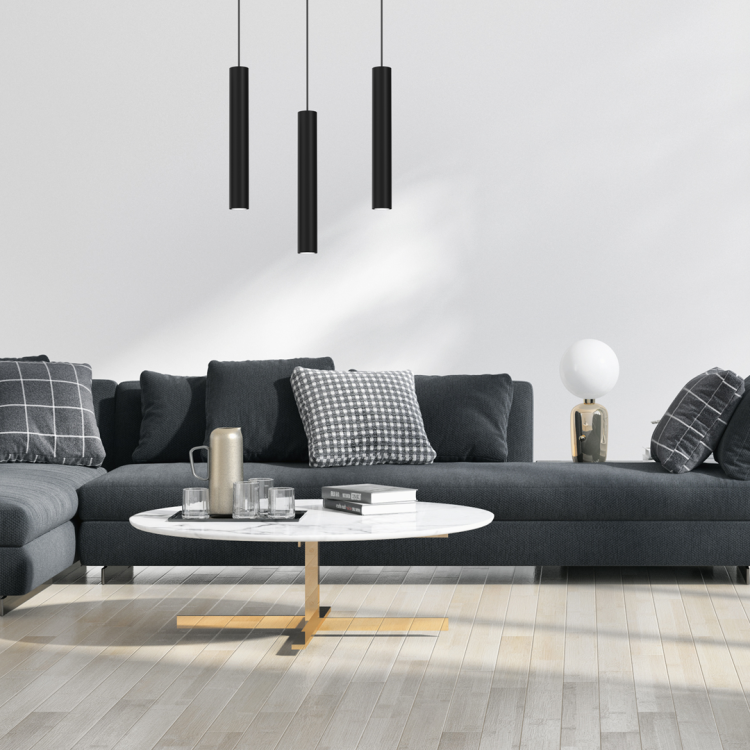 Lampa wisząca HUDSON BLACK 3xGU10 MLP8792 Milagro