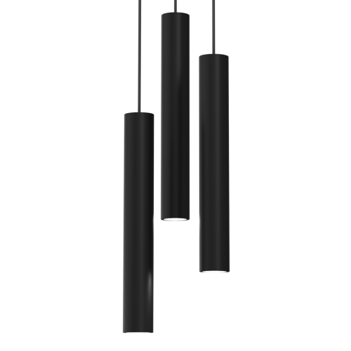 Lampa wisząca HUDSON BLACK 3xGU10 MLP8793 Milagro