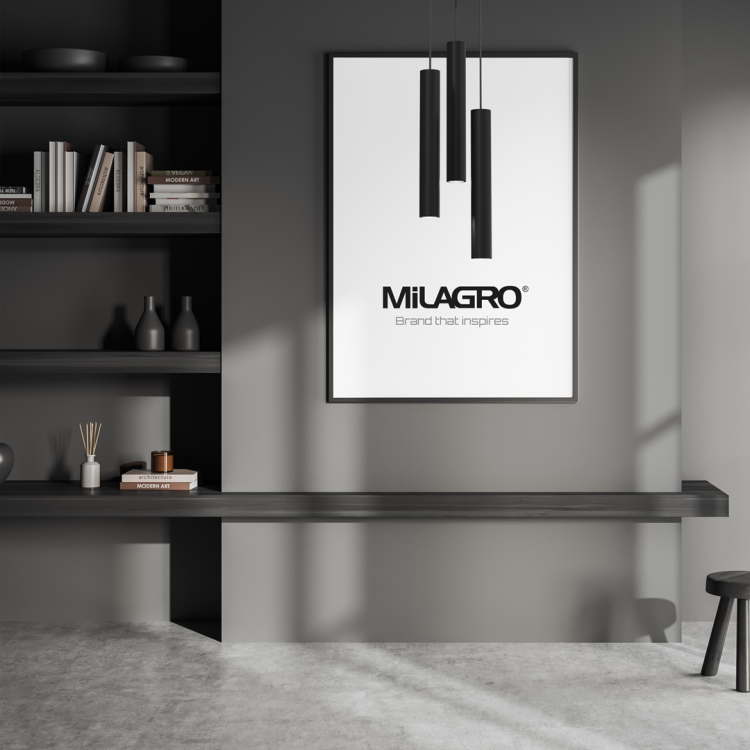 Lampa wisząca HUDSON BLACK 3xGU10 MLP8793 Milagro