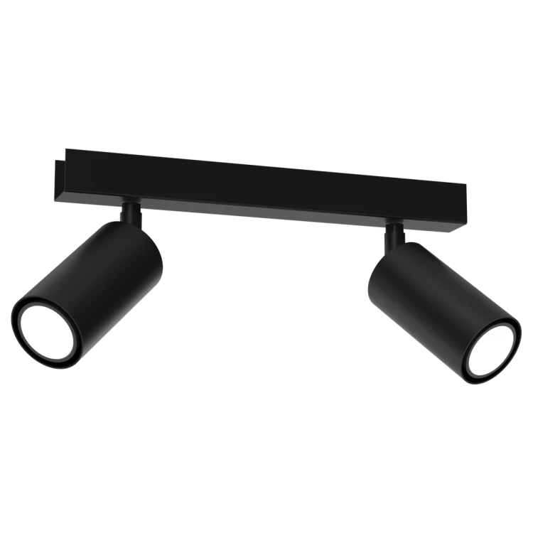 Lampa sufitowa HUDSON BLACK 2xGU10 MLP8795 Milagro