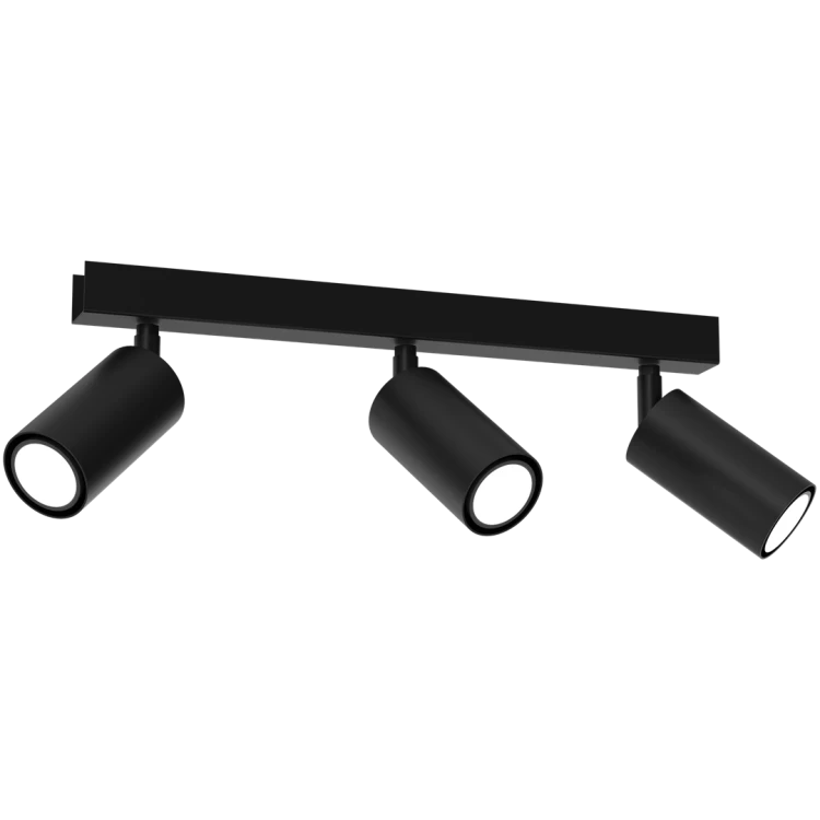 Lampa sufitowa HUDSON BLACK 3xGU10 MLP8796 Milagro