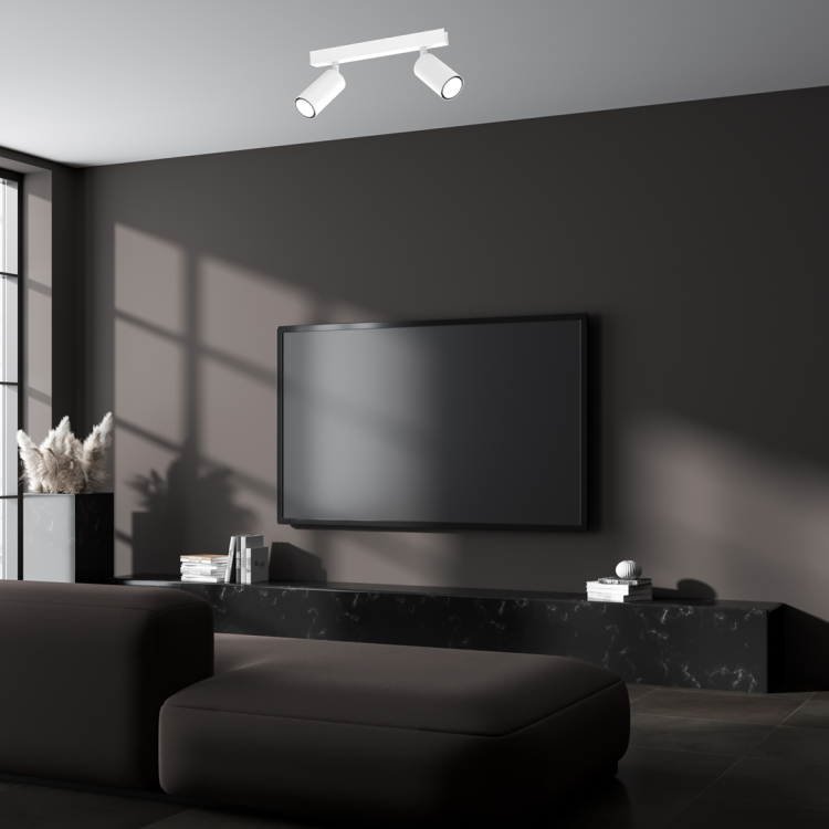 Lampa sufitowa HUDSON WHITE 2xGU10 MLP8802 Milagro