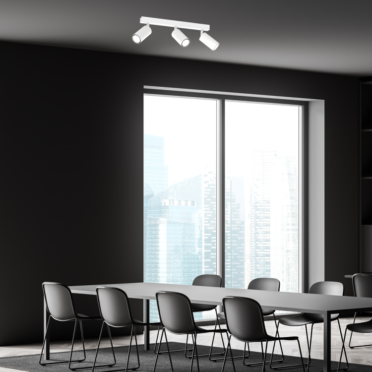 Lampa sufitowa HUDSON WHITE 3xGU10 MLP8803 Milagro