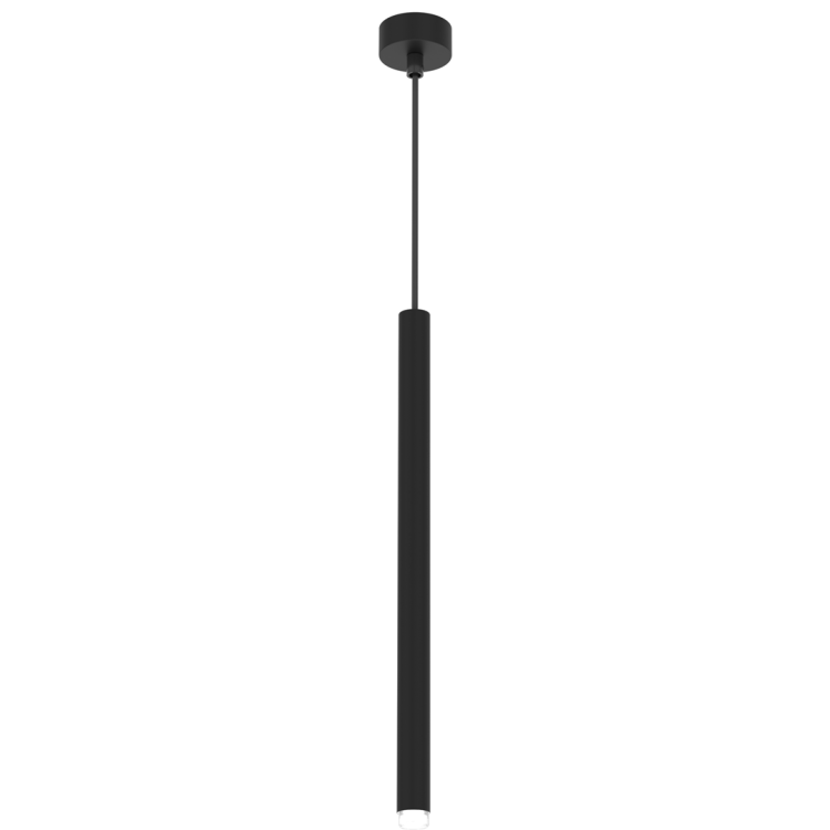 Lampa sufitowa wisząca żyrandol punktowa Industrialna MONZA BLACK 1xG9 max 8W LED MLP8838 Milagro 1x G9 Loft nowoczesna oprawa oświetleniowa tuba zwis czarna Inspiracje Premium