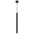 Lampa sufitowa wisząca żyrandol punktowa Industrialna MONZA BLACK 1xG9 max 8W LED MLP8838 Milagro 1x G9 Loft nowoczesna oprawa oświetleniowa tuba zwis czarna Inspiracje Premium