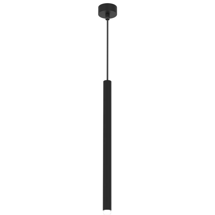 Lampa sufitowa wisząca żyrandol punktowa Industrialna MONZA BLACK 1xG9 max 8W LED MLP8838 Milagro 1x G9 Loft nowoczesna oprawa oświetleniowa tuba zwis czarna Inspiracje Premium