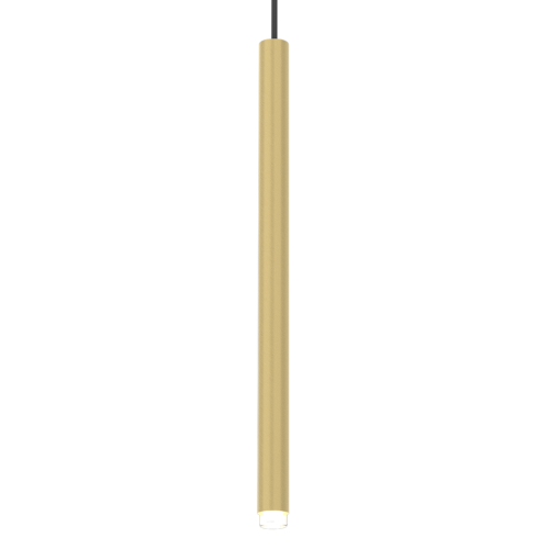 Lampa sufitowa wisząca żyrandol punktowa Industrialna MONZA BRASS 1xG9 max 8W LED MLP8839 Milagro 1x G9 Loft nowoczesna oprawa oświetleniowa tuba zwis czarny czarna złoty czarno złota Inspiracje Premium