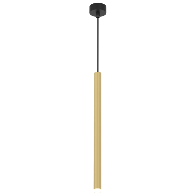 Lampa sufitowa wisząca żyrandol punktowa Industrialna MONZA BRASS 1xG9 max 8W LED MLP8839 Milagro 1x G9 Loft nowoczesna oprawa oświetleniowa tuba zwis czarny czarna złoty czarno złota Inspiracje Premium