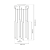 Lampa sufitowa wisząca żyrandol punktowa Industrialna MONZA BRASS 7xG9 max 8W LED MLP8843 Milagro 7x G9 Loft nowoczesna oprawa oświetleniowa tuba zwis czarny czarna złoty czarno złota Inspiracje Premium