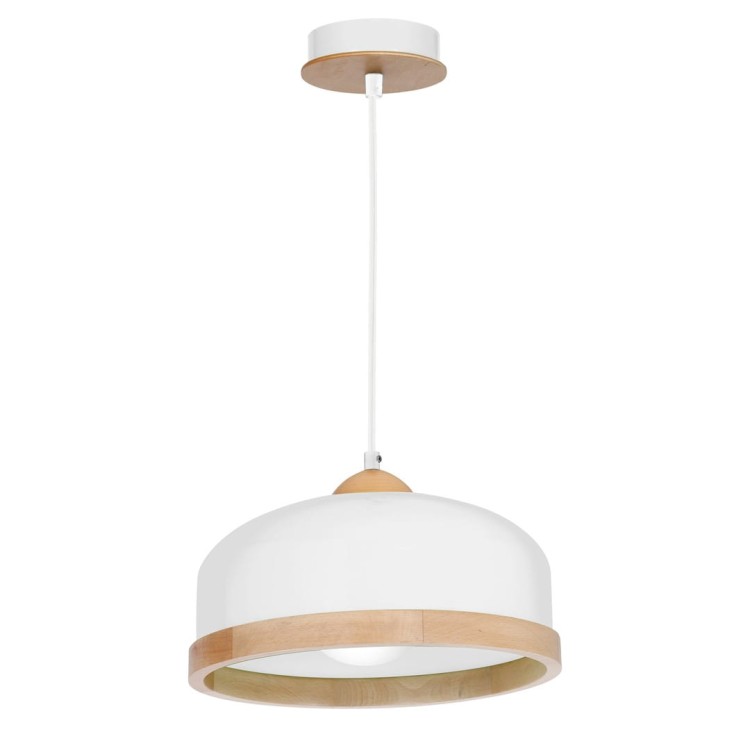Lampa wisząca STUDIO WHITE 1xE27 MLP8848 Milagro
