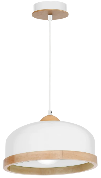 Lampa wisząca STUDIO WHITE 1xE27 MLP8848 Milagro