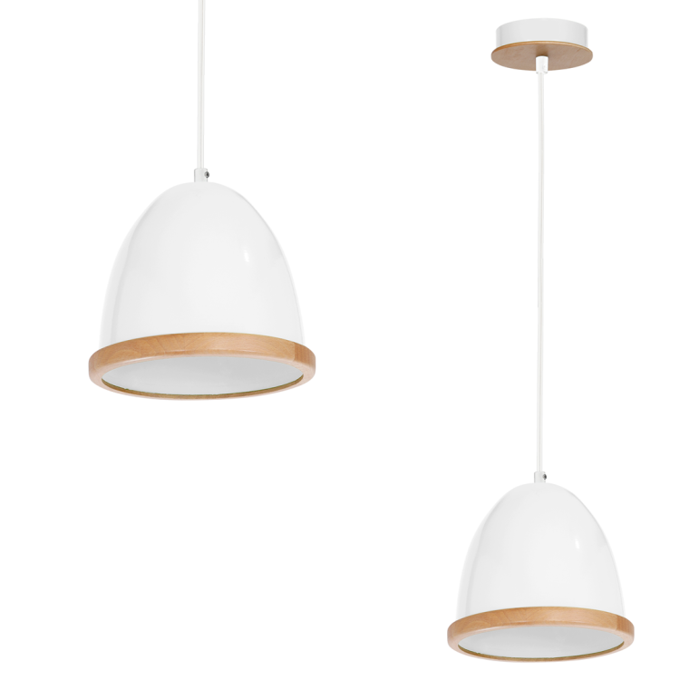 Lampa wisząca STUDIO WHITE 1xE27 MLP8849 Milagro