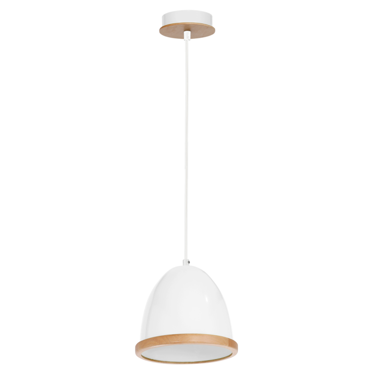 Lampa wisząca STUDIO WHITE 1xE27 MLP8849 Milagro