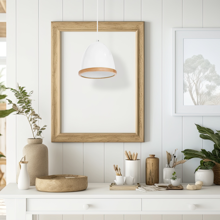Lampa wisząca STUDIO WHITE 1xE27 MLP8849 Milagro