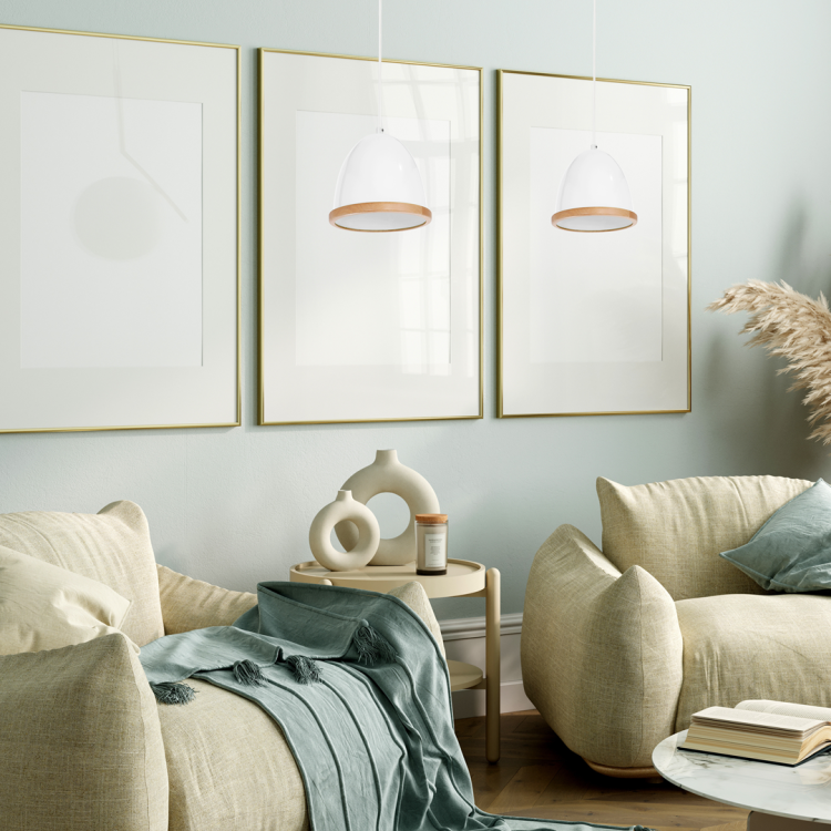Lampa wisząca STUDIO WHITE 1xE27 MLP8849 Milagro