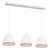 Lampa wisząca STUDIO WHITE 3xE27 MLP8850 Milagro