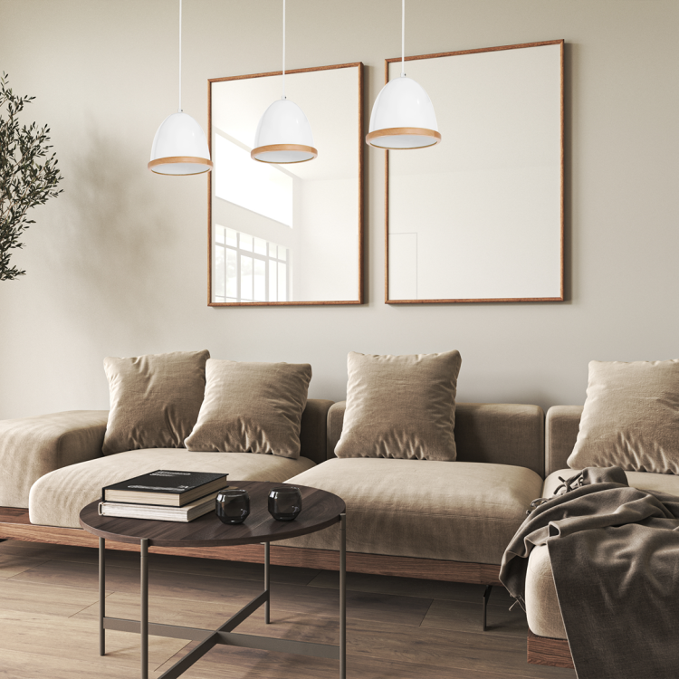 Lampa wisząca STUDIO WHITE 3xE27 MLP8850 Milagro