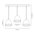 Lampa wisząca STUDIO WHITE 3xE27 MLP8850 Milagro