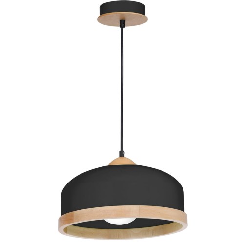Lampa wisząca STUDIO BLACK 1xE27 MLP8851 Milagro