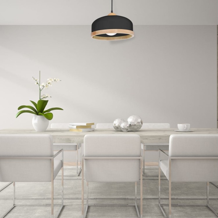 Lampa wisząca STUDIO BLACK 1xE27 MLP8851 Milagro