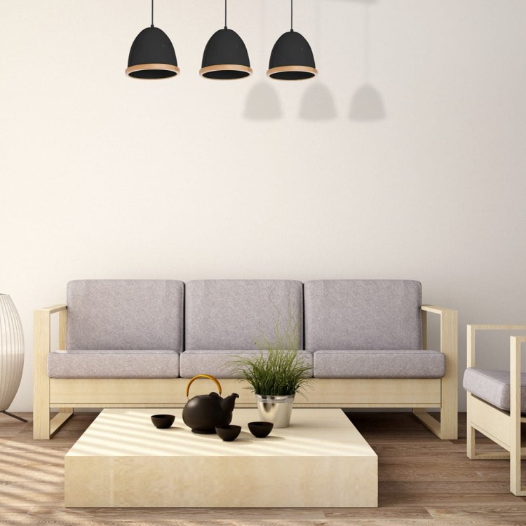 Lampa wisząca STUDIO BLACK 3xE27 MLP8853 Milagro