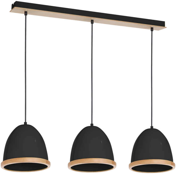 Lampa wisząca STUDIO BLACK 3xE27 MLP8853 Milagro