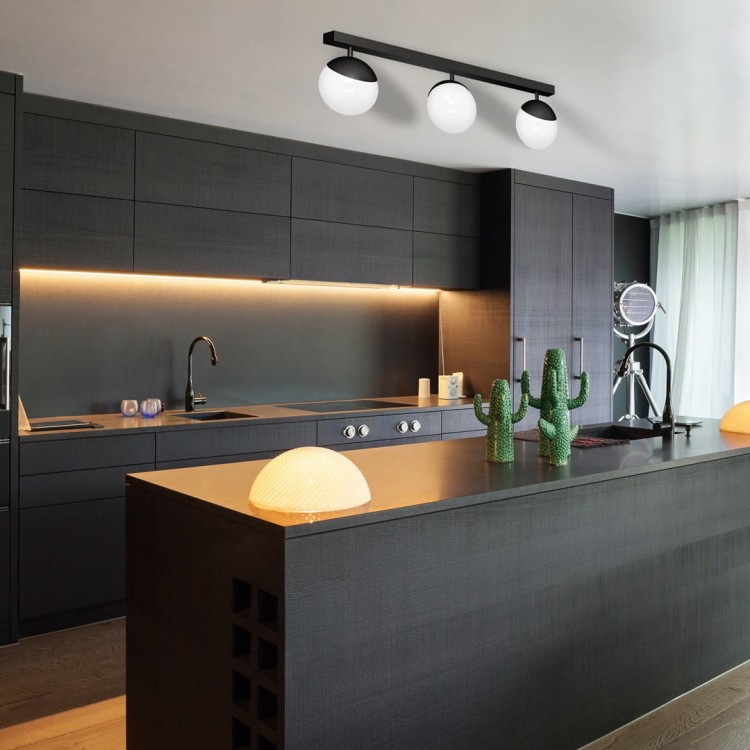Lampa sufitowa SFERA BLACK 3xE14 MLP8857 Milagro