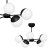 Żyrandol SFERA BLACK 5xE14 MLP8866 Milagro